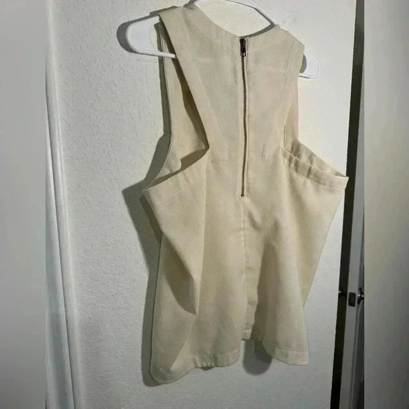 Lovers and Friends Monica Rose Off White Sleeveless Box Fit Womens Size Large - Picture 9 of 10
